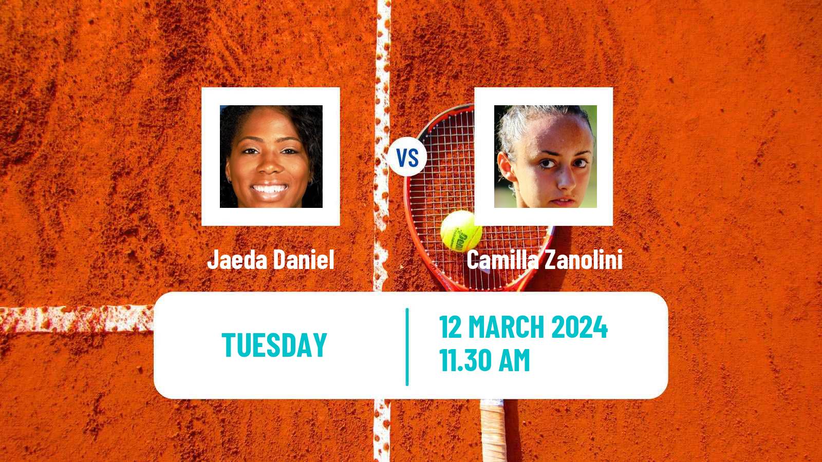 Tennis ITF W15 Sao Joao Da Boa Vista Women Jaeda Daniel - Camilla Zanolini