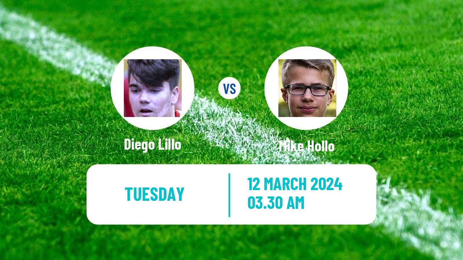 Table tennis Challenger Series Men Diego Lillo - Mike Hollo