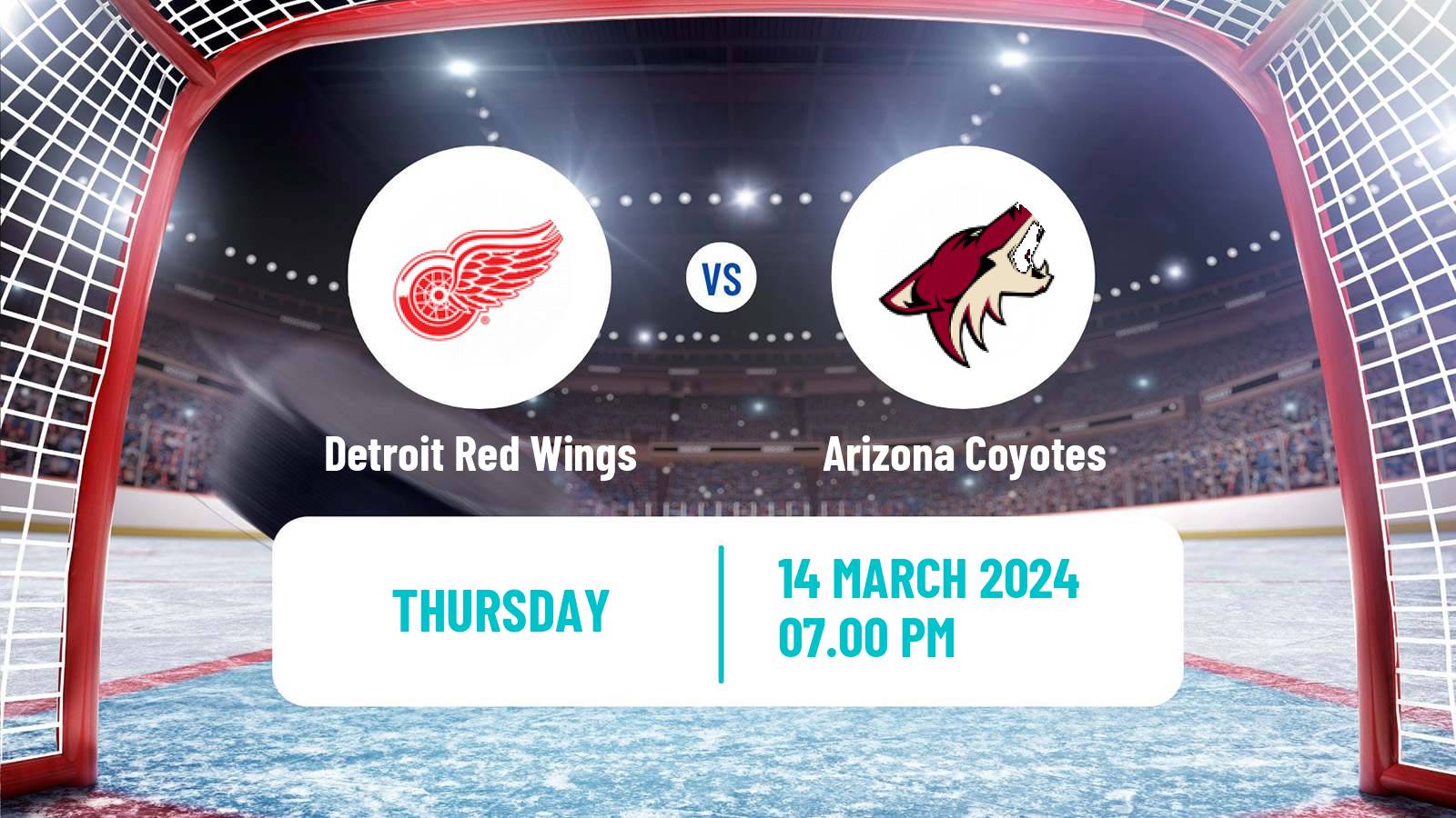 Hockey NHL Detroit Red Wings - Arizona Coyotes