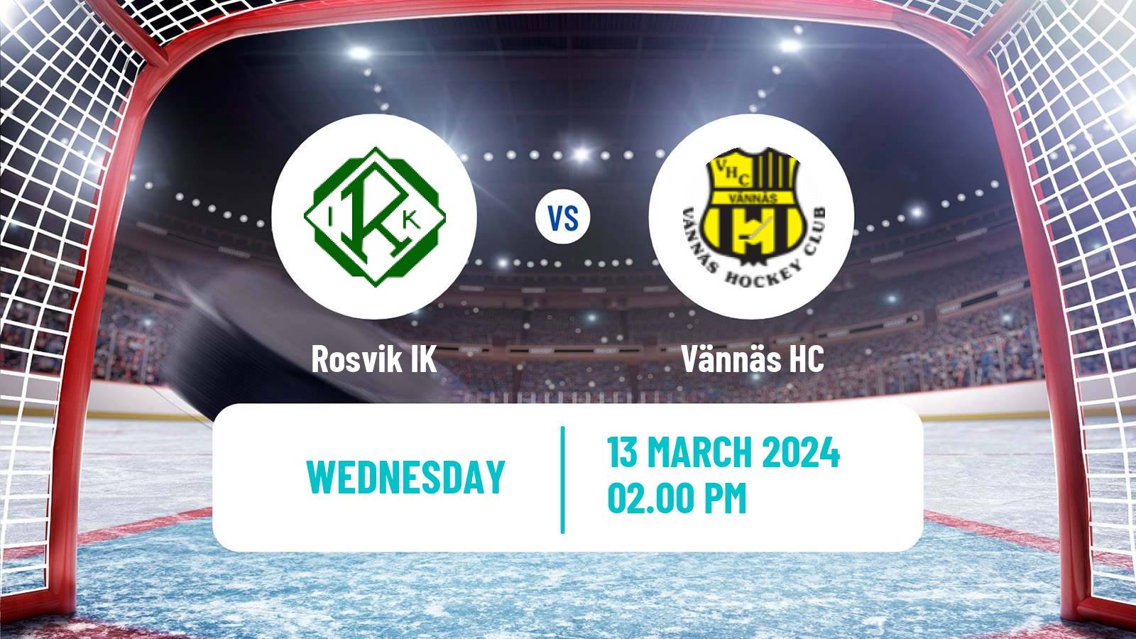 Hockey Swedish HockeyEttan Norra Rosvik - Vännäs