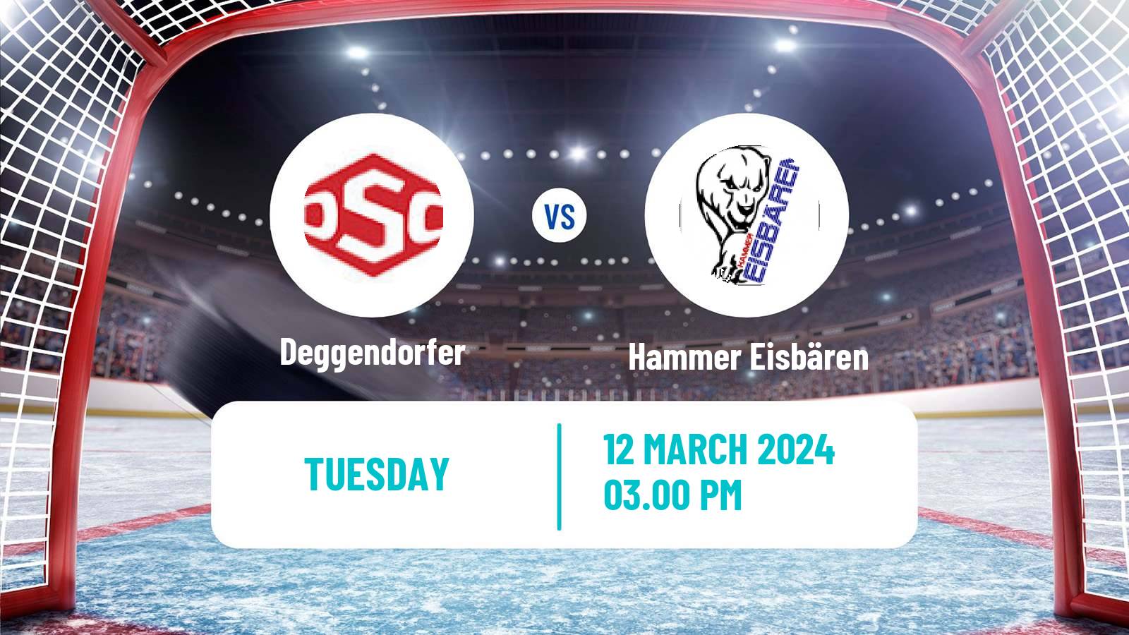 Hockey German Oberliga Hockey Deggendorfer - Hammer Eisbären