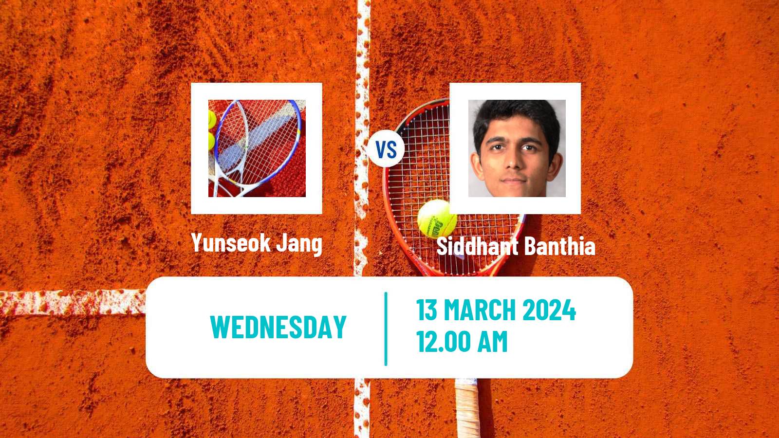 Tennis ITF M25 New Delhi Men Yunseok Jang - Siddhant Banthia