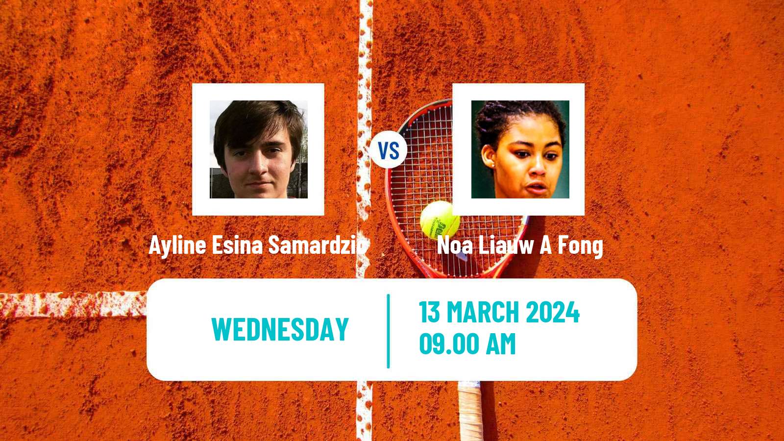 Tennis ITF W15 Sharm Elsheikh 6 Women Ayline Esina Samardzic - Noa Liauw A Fong