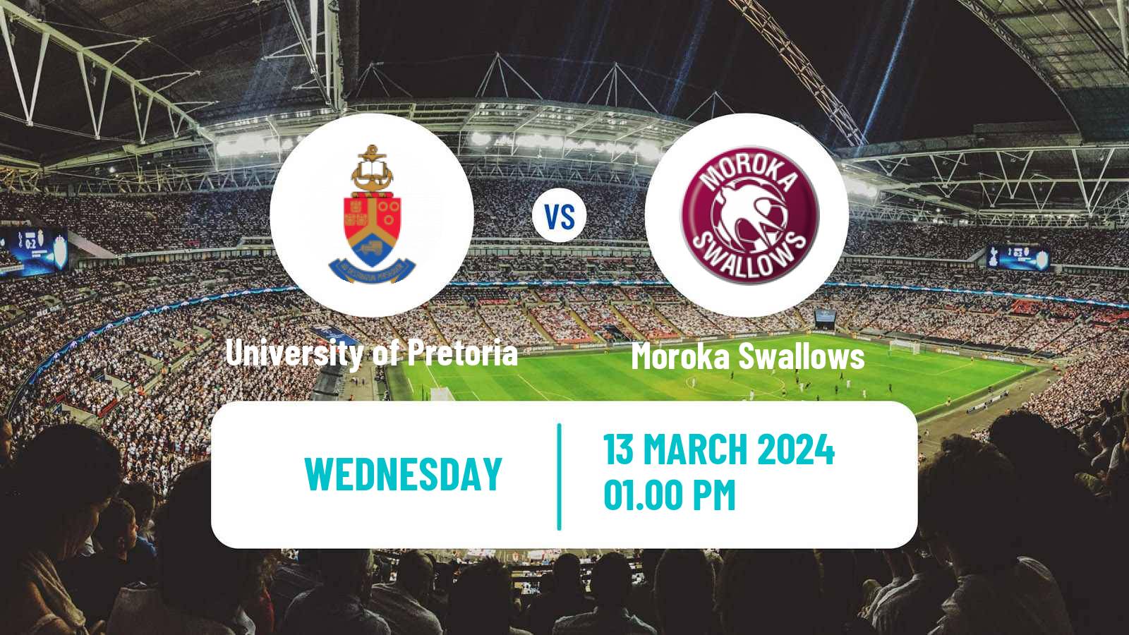 Soccer South African Nedbank Cup University of Pretoria - Moroka Swallows