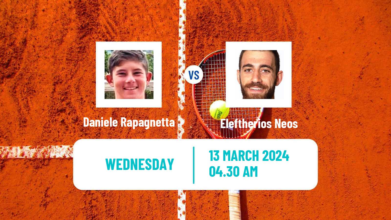 Tennis ITF M15 Alaminos Larnaca Men Daniele Rapagnetta - Eleftherios Neos