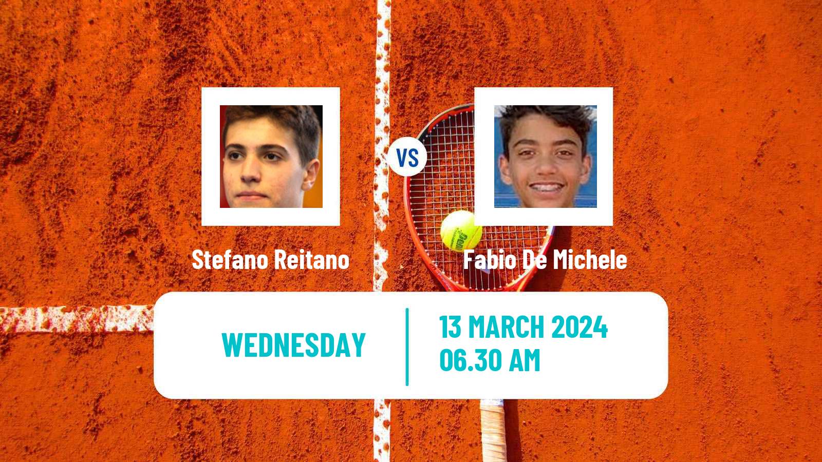 Tennis ITF M15 Monastir 11 Men Stefano Reitano - Fabio De Michele