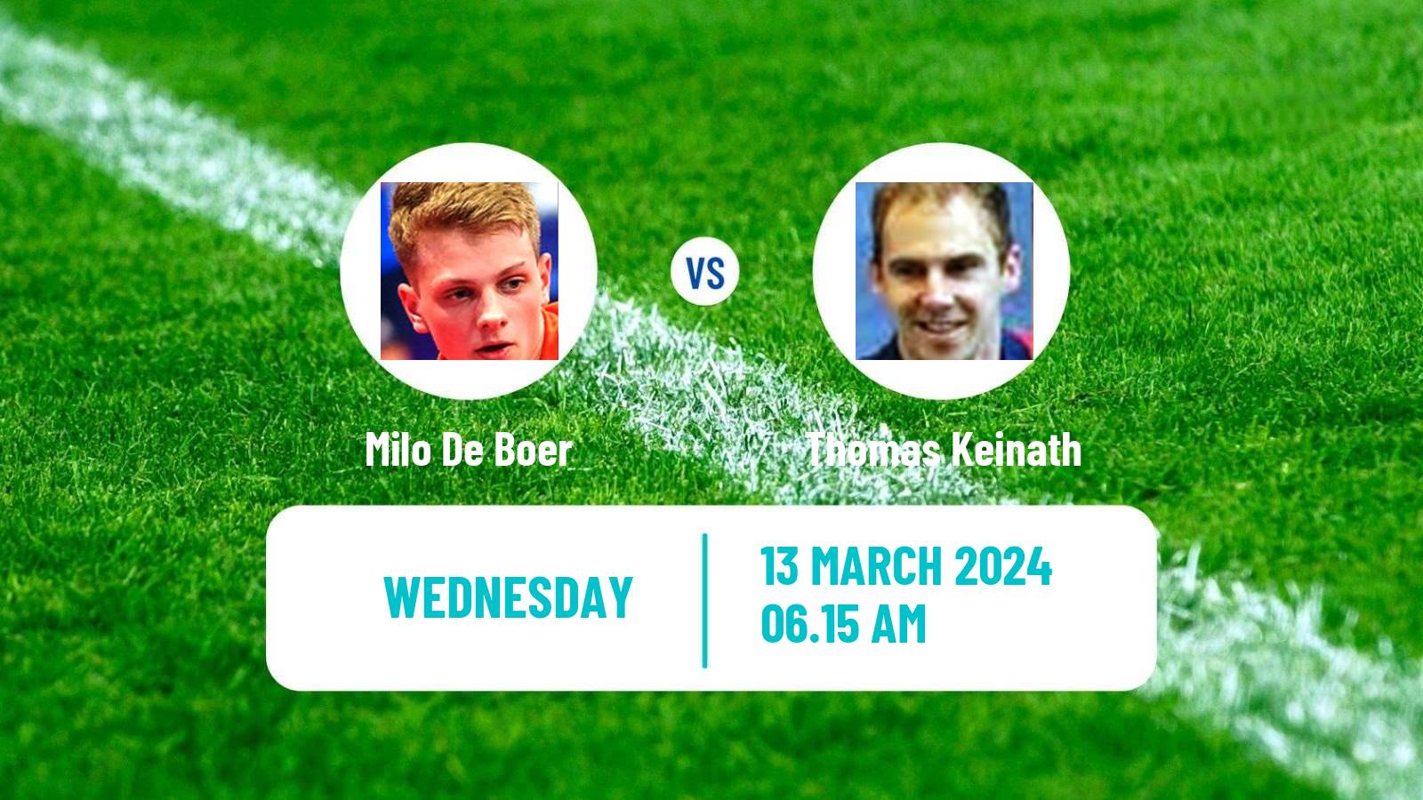Table tennis Tt Star Series Men Milo De Boer - Thomas Keinath