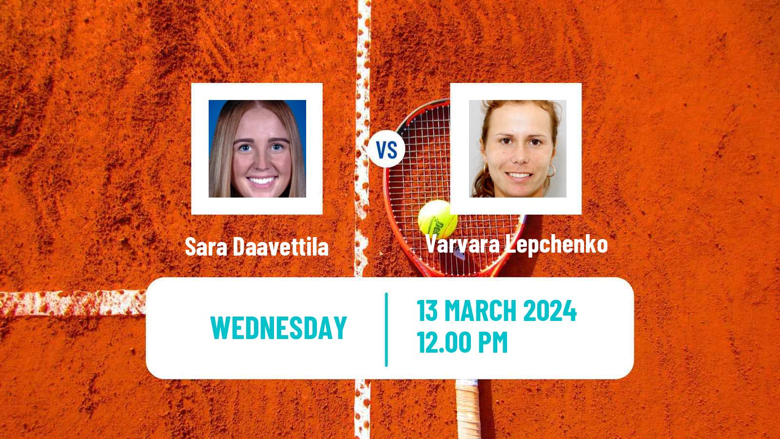 Tennis ITF W35 Santo Domingo 2 Women Sara Daavettila - Varvara Lepchenko