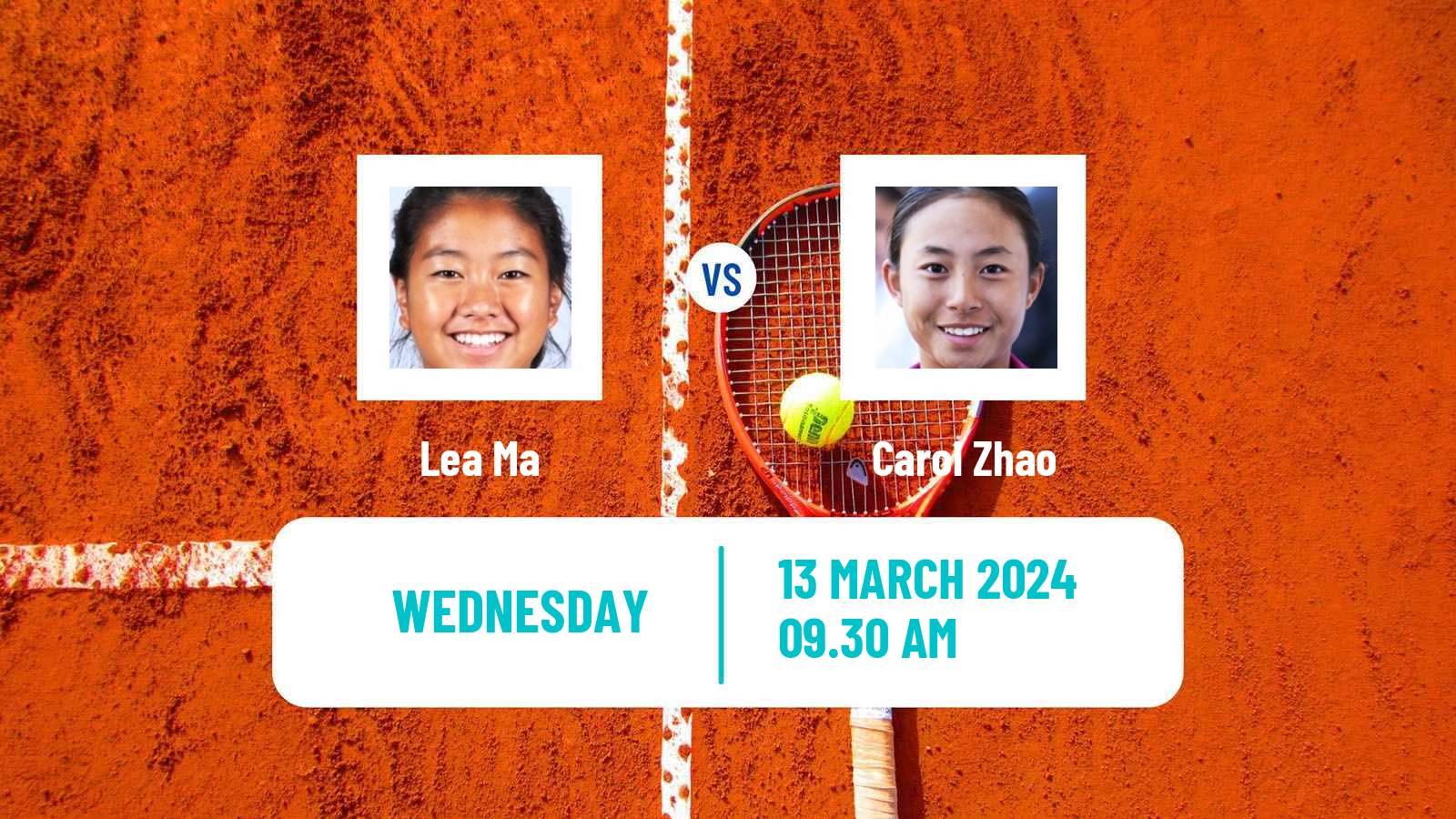 Tennis ITF W35 Santo Domingo 2 Women Lea Ma - Carol Zhao