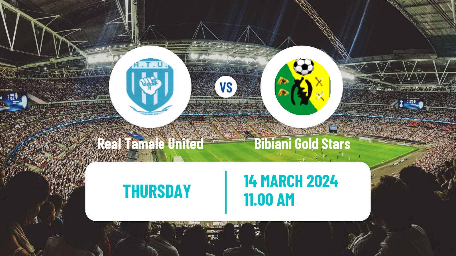 Soccer Ghanaian Premier League Real Tamale United - Bibiani Gold Stars