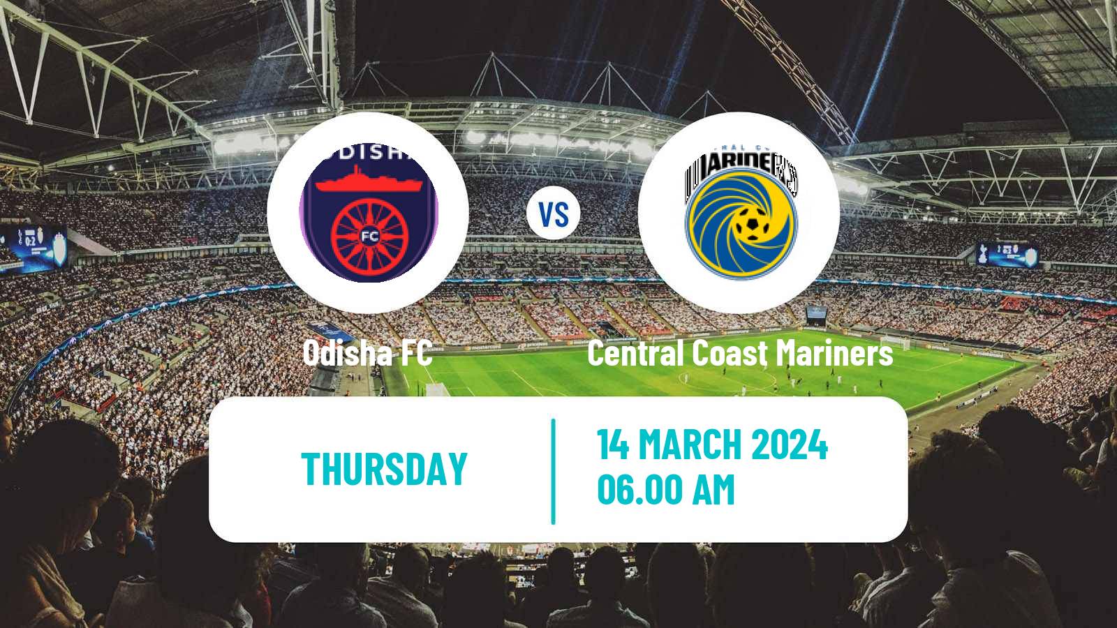 Soccer AFC Cup Odisha - Central Coast Mariners