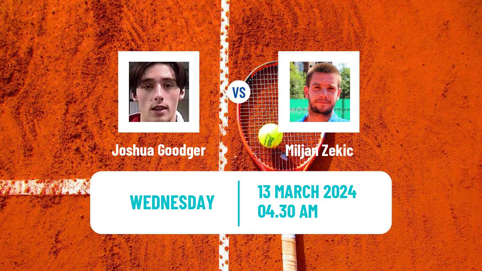 Tennis ITF M15 Alaminos Larnaca Men Joshua Goodger - Miljan Zekic
