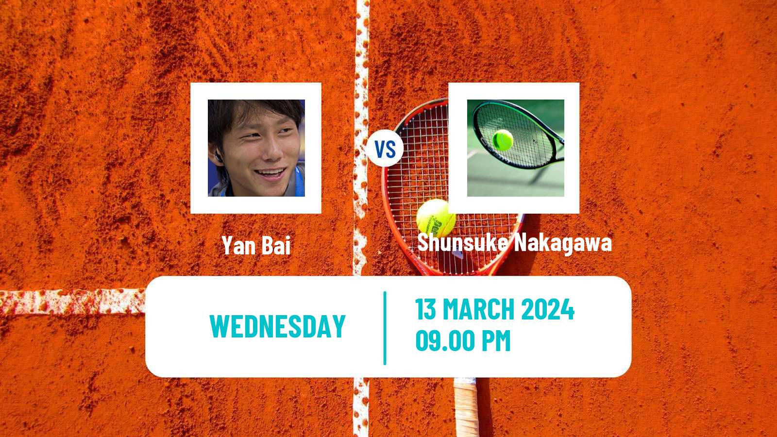 Tennis ITF M15 Hinode Men Yan Bai - Shunsuke Nakagawa