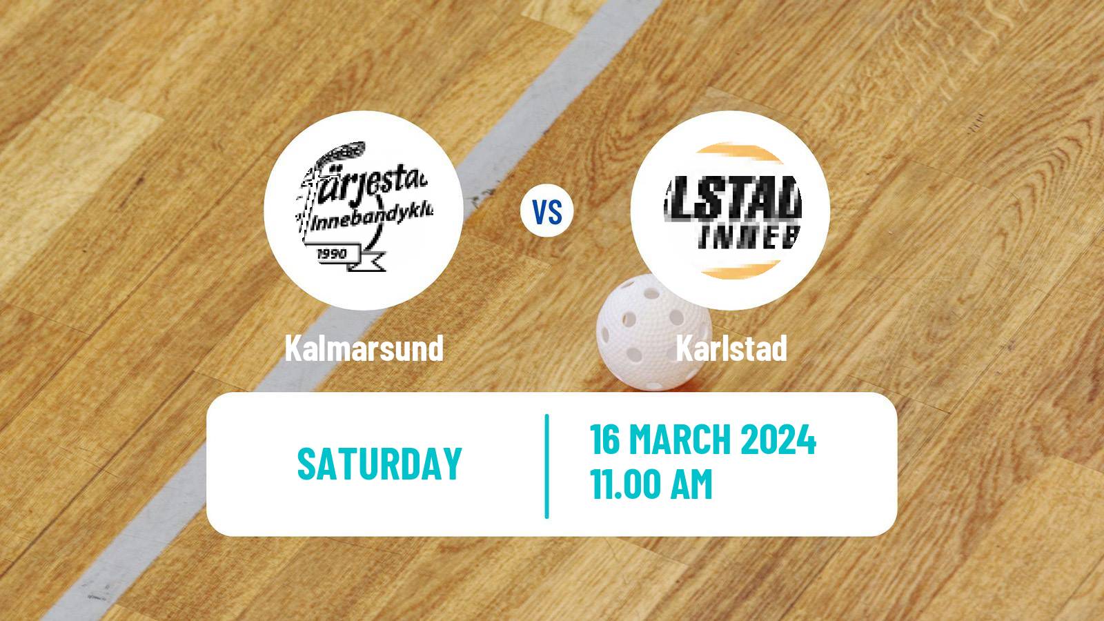 Floorball Swedish Superligan Floorball Kalmarsund - Karlstad