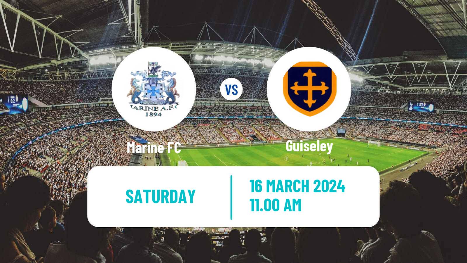 Soccer English NPL Premier Division Marine - Guiseley