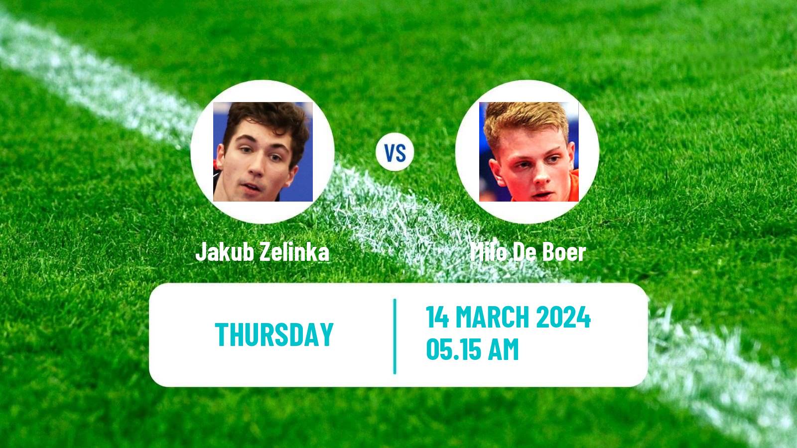 Table tennis Tt Star Series Men Jakub Zelinka - Milo De Boer