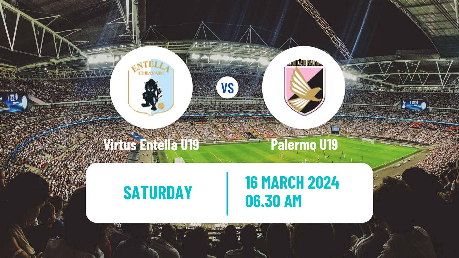 Soccer Italian Primavera 2 Virtus Entella U19 - Palermo U19