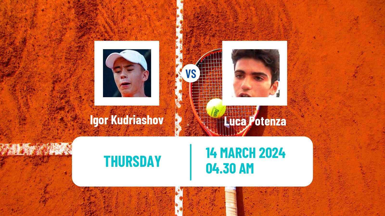 Tennis ITF M15 Monastir 11 Men Igor Kudriashov - Luca Potenza