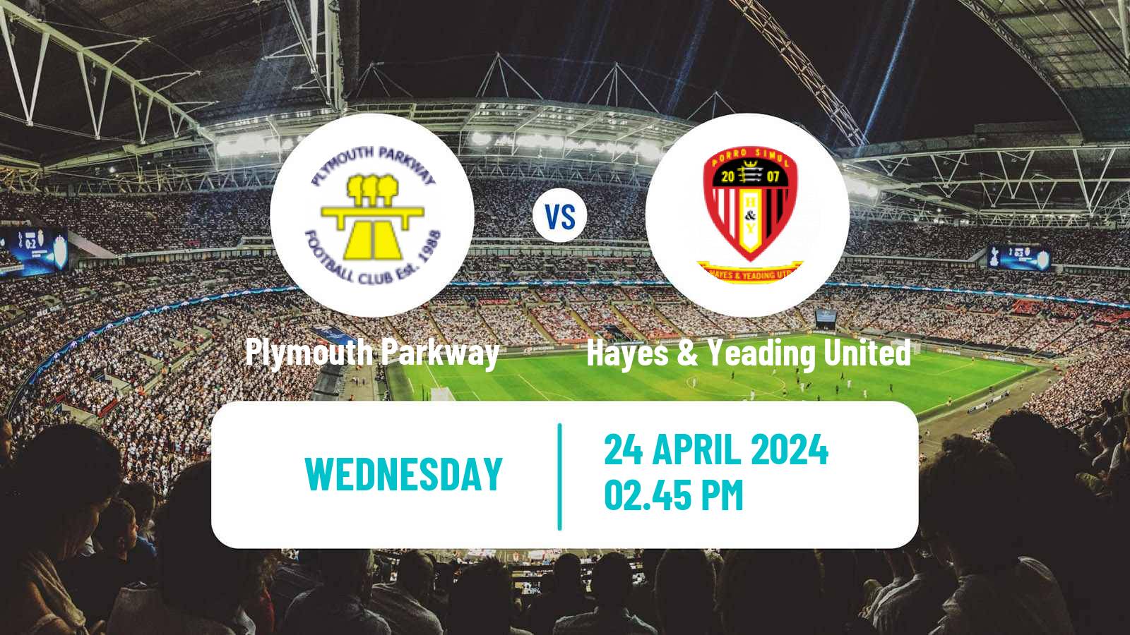 Soccer English Southern League South Division Plymouth Parkway - Hayes & Yeading United
