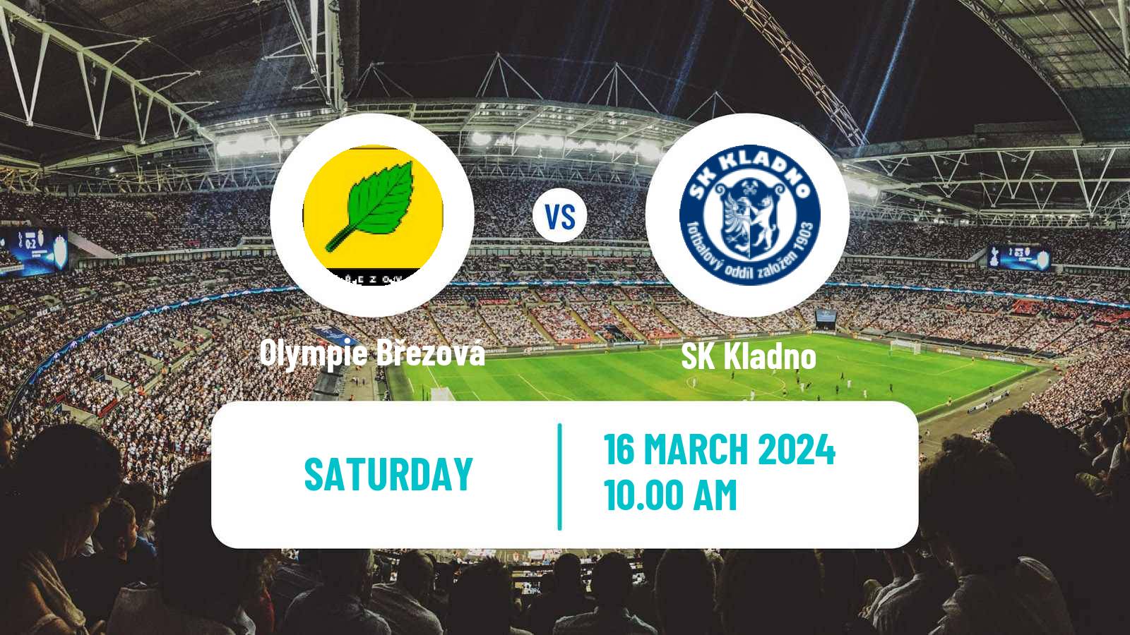 Soccer Czech Division B Olympie Březová - Kladno