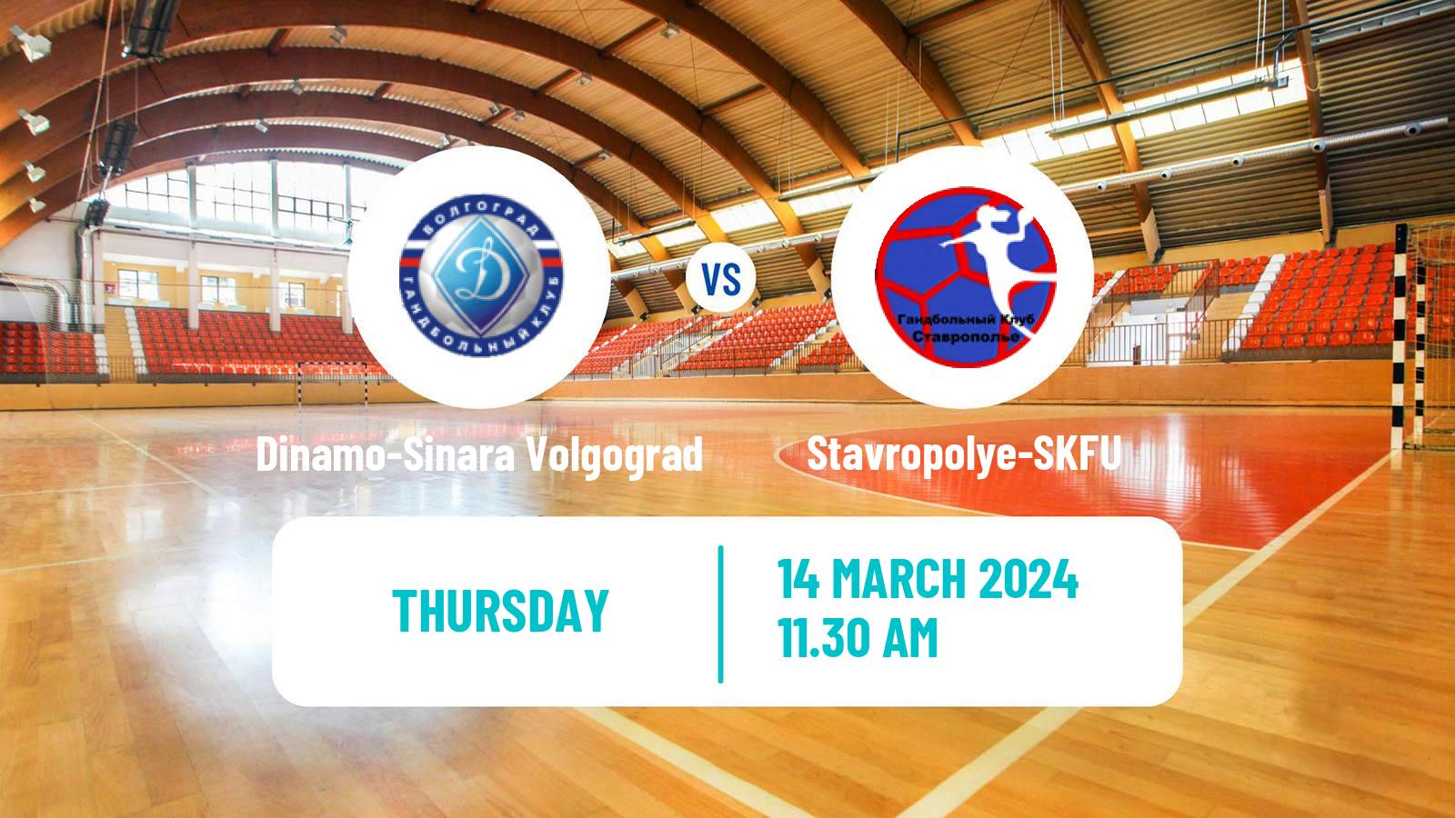 Handball Russian Superleague Handball Women Dinamo-Sinara Volgograd - Stavropolye-SKFU