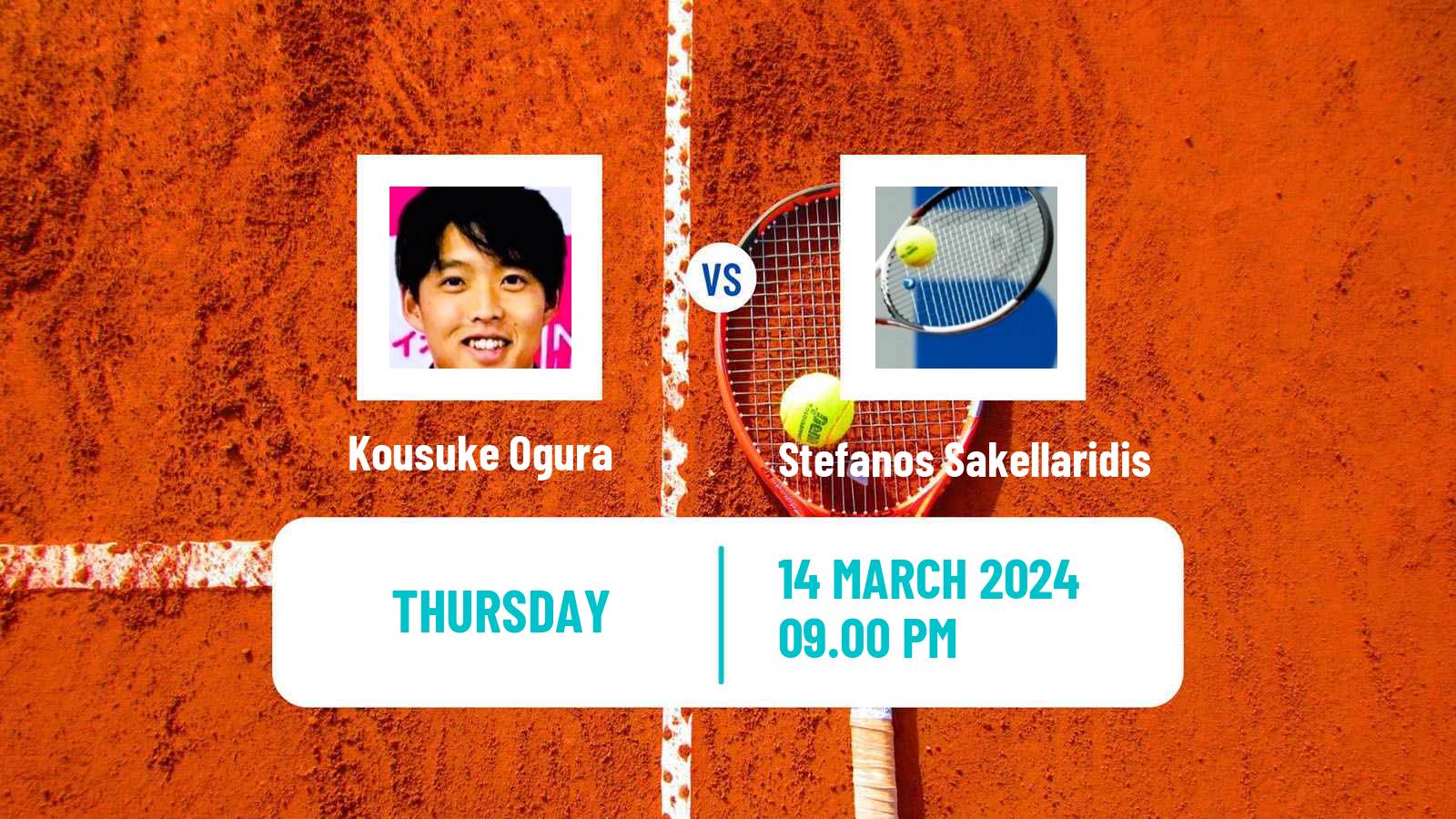 Tennis ITF M15 Hinode Men Kousuke Ogura - Stefanos Sakellaridis