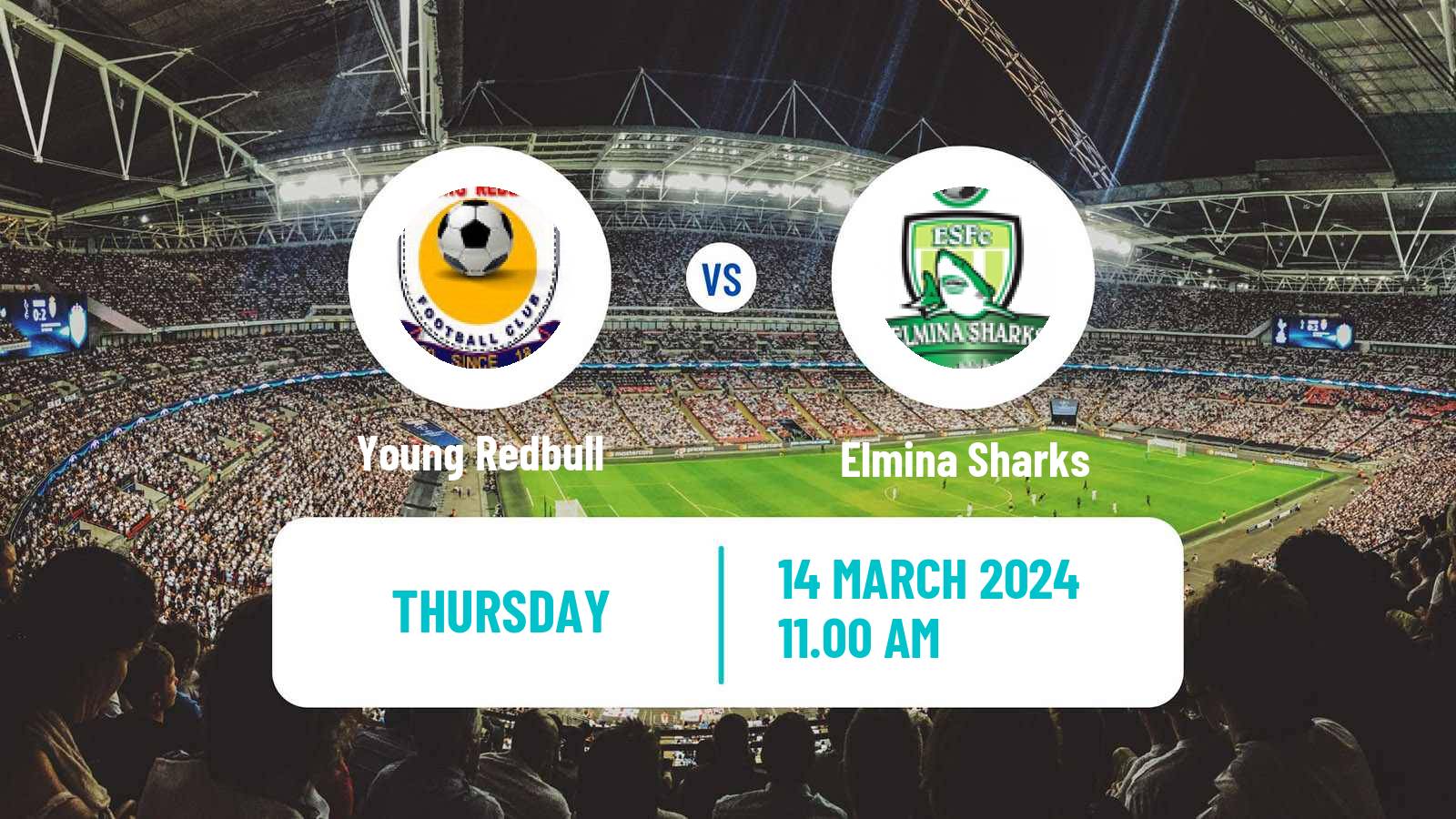 Soccer Ghanaian Division One League Young Redbull - Elmina Sharks