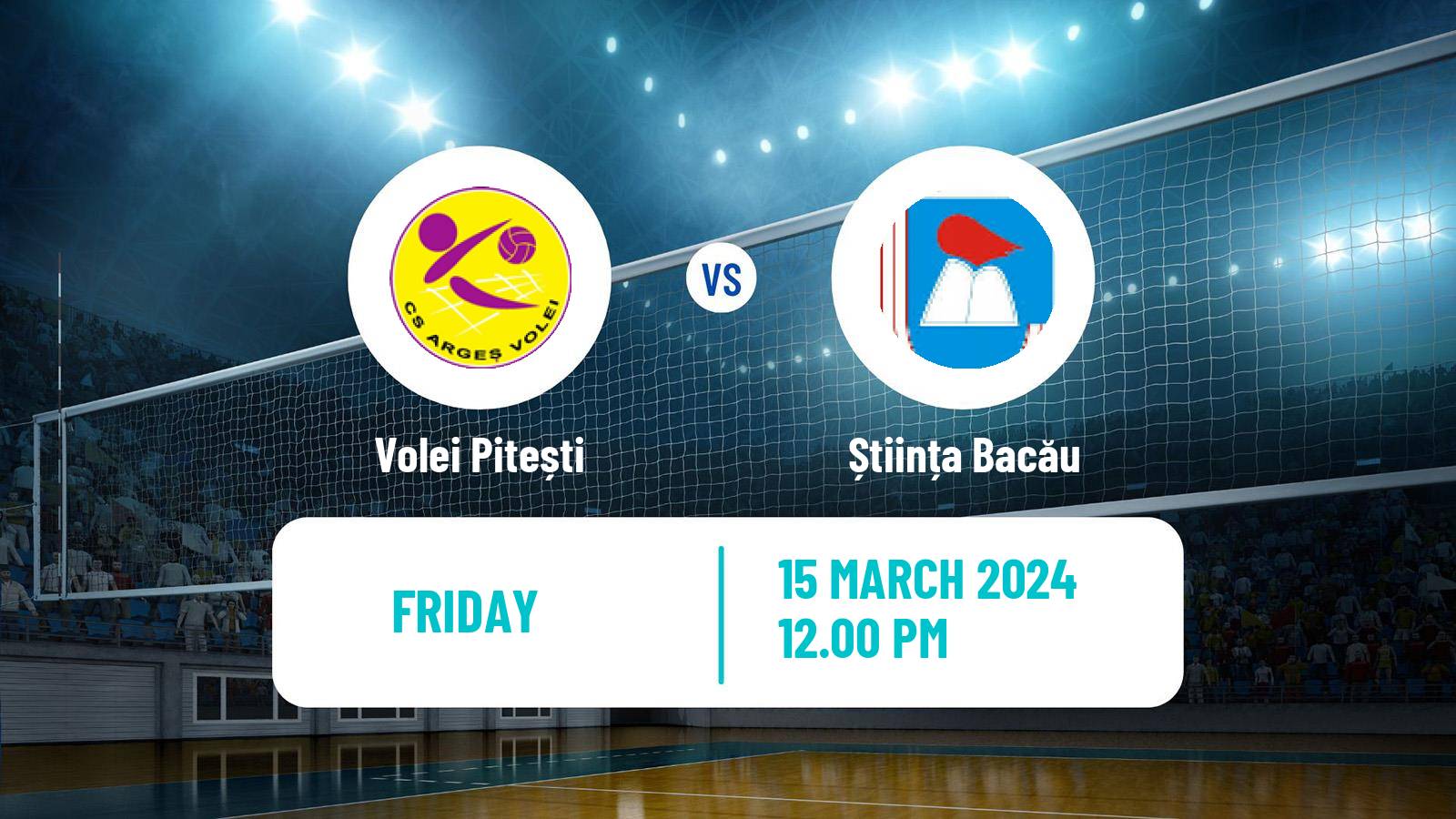 Volleyball Romanian Divizia A1 Volleyball Women Volei Pitești - Știința Bacău