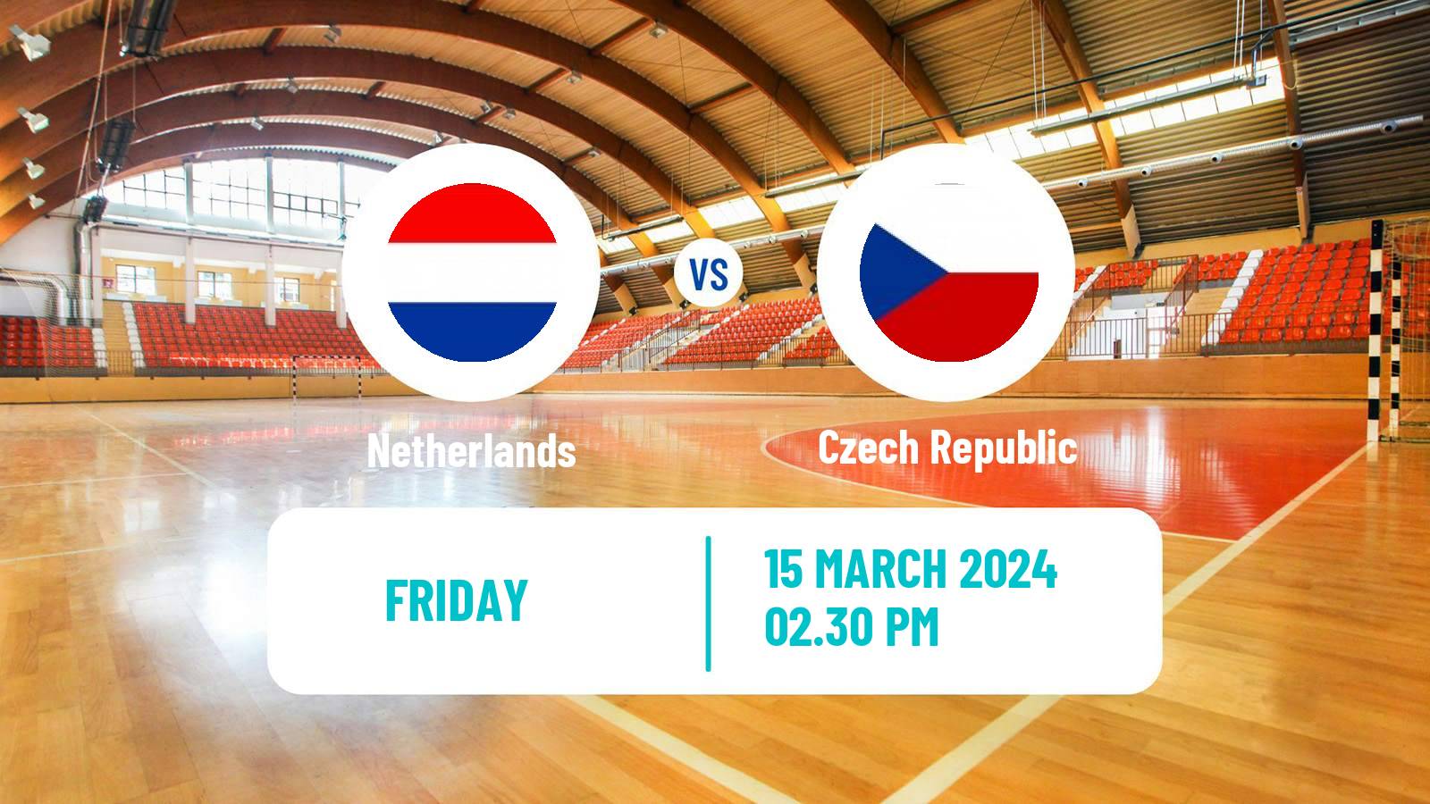 Handball Friendly International Handball Netherlands - Czech Republic