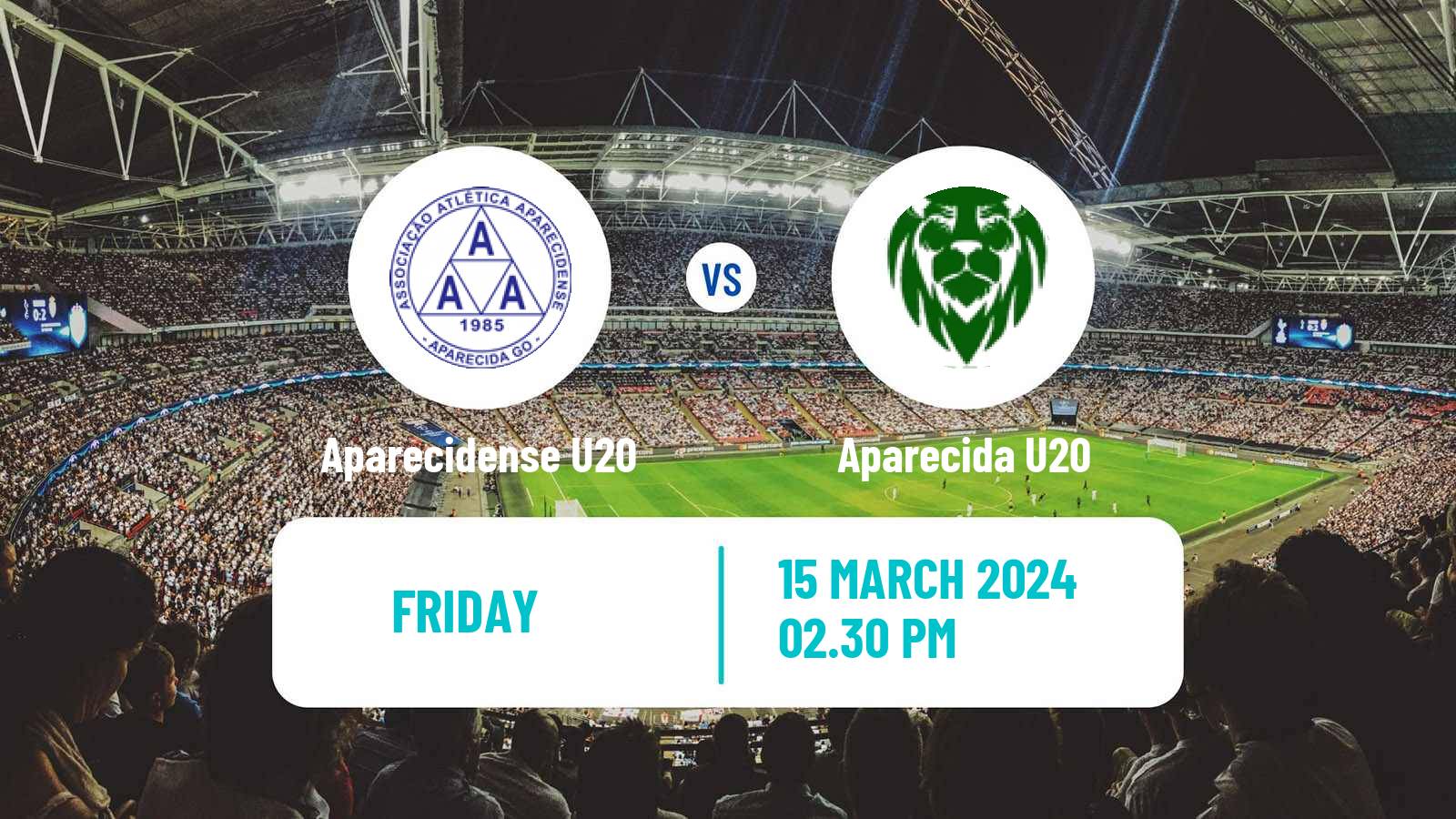 Soccer Brazilian Goiano U20 Aparecidense U20 - Aparecida U20