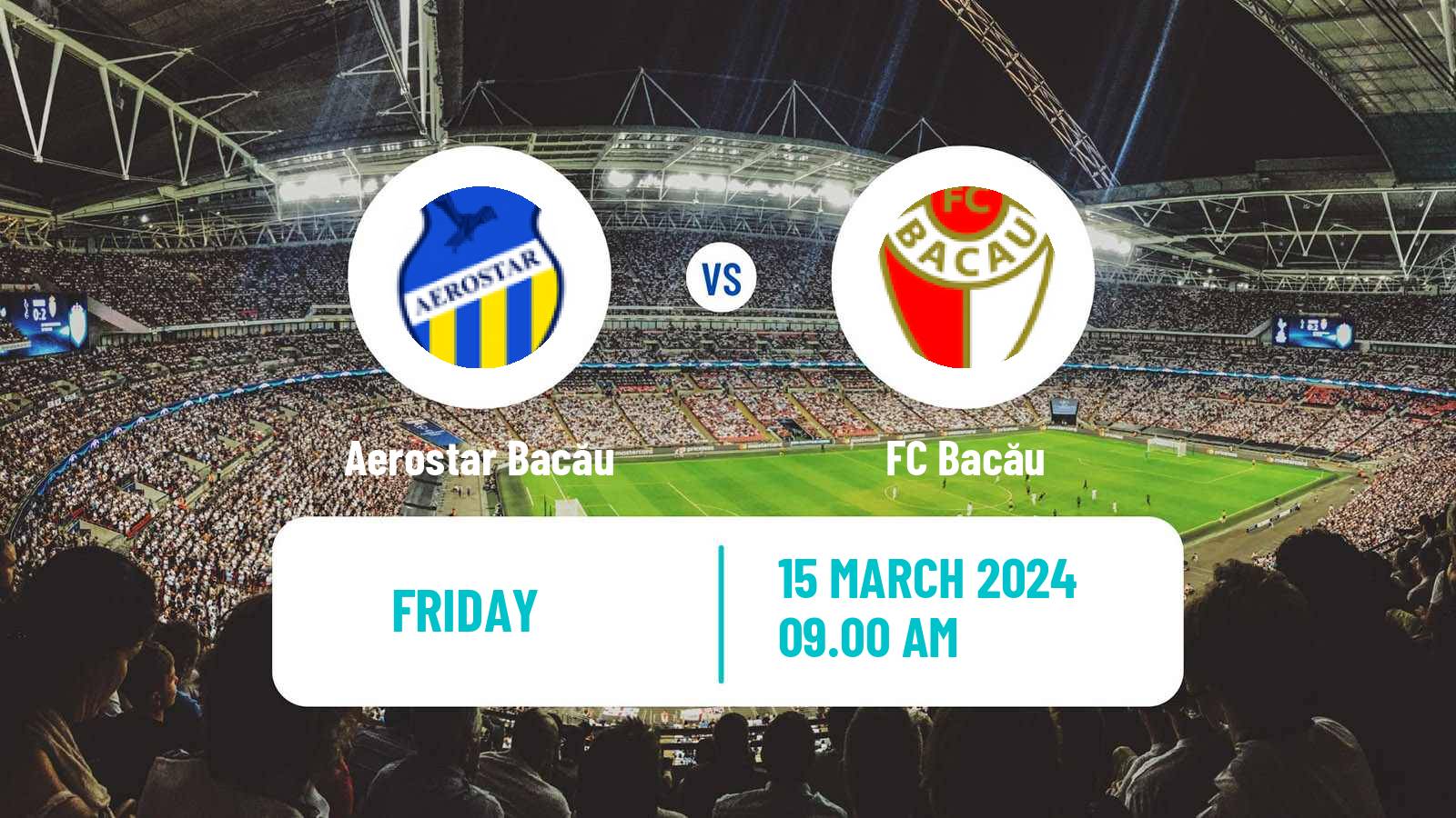 Soccer Romanian Liga 3 - Seria 1 Aerostar Bacău - FC Bacău