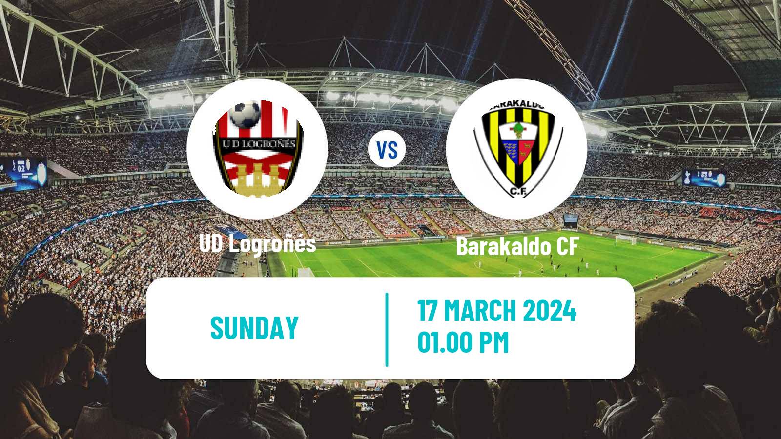 Soccer Spanish Segunda RFEF - Group 2 UD Logroñés - Barakaldo