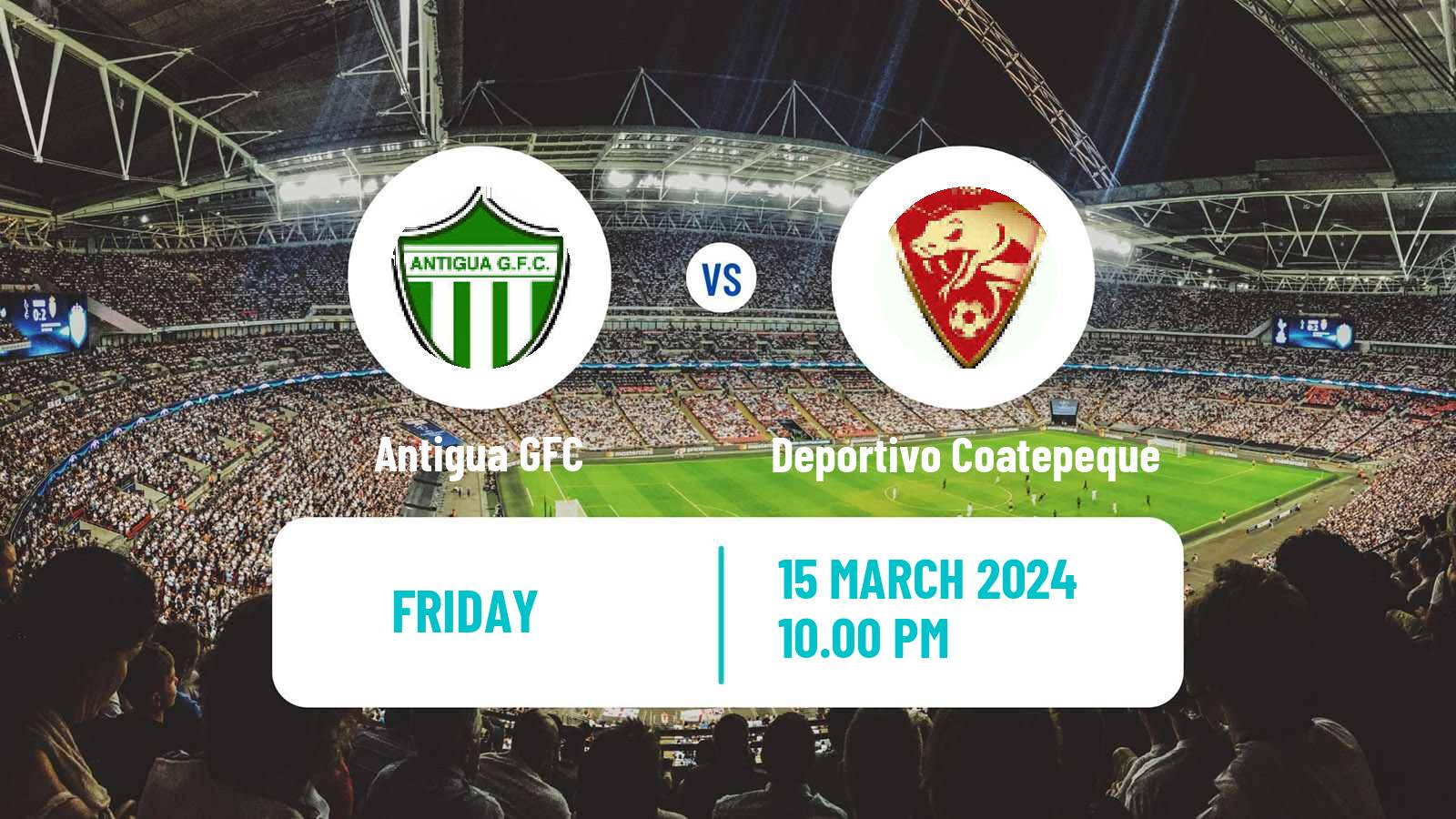 Soccer Guatemala Liga Nacional Antigua GFC - Deportivo Coatepeque