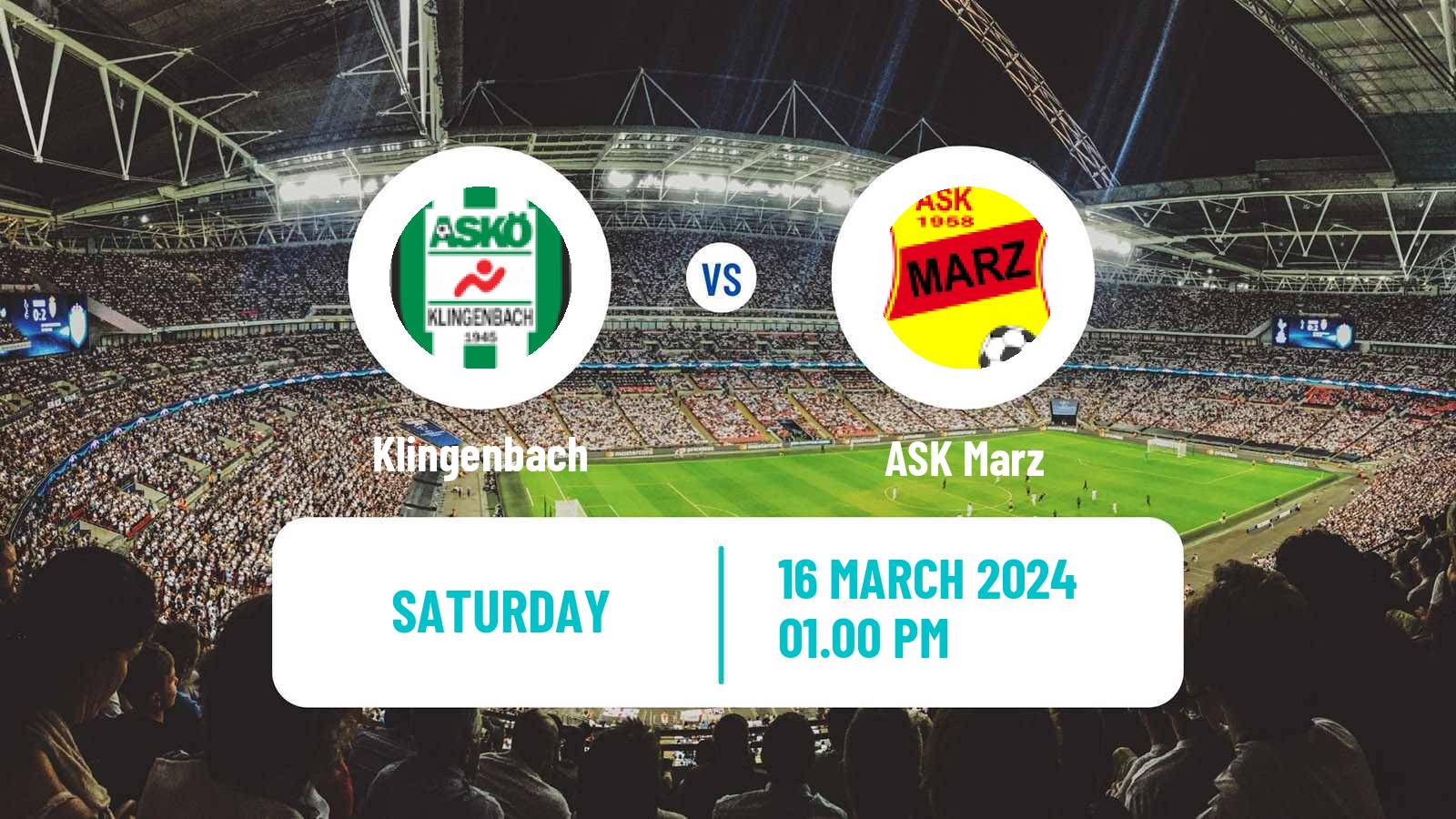 Soccer Austrian Landesliga Burgenland Klingenbach - Marz