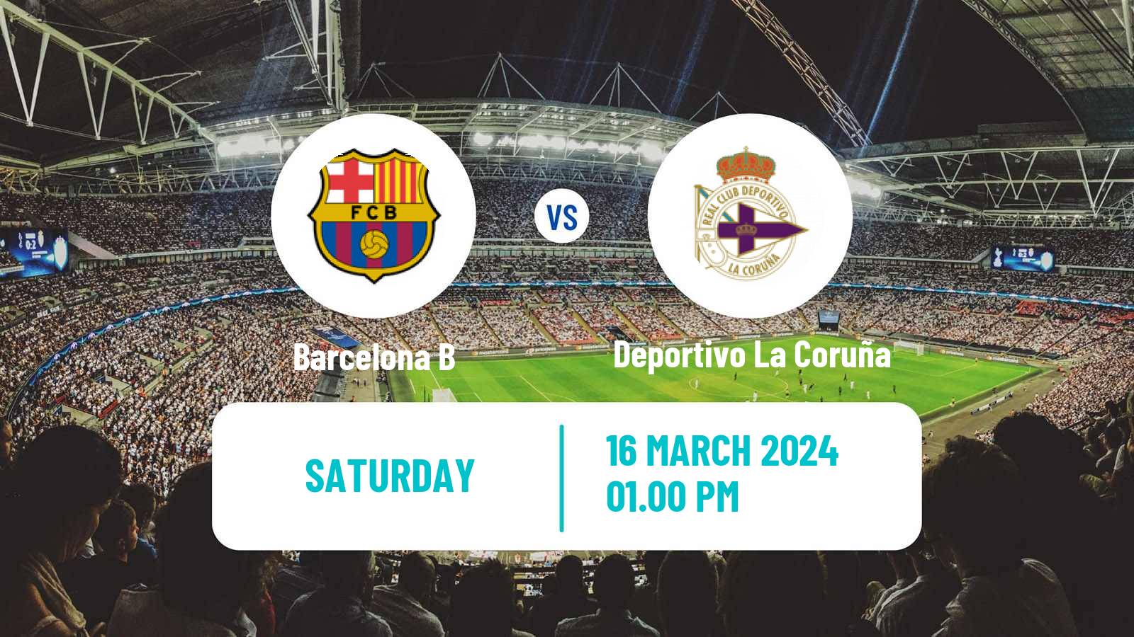 Soccer Spanish Primera Federacion Women Barcelona B - Deportivo La Coruña