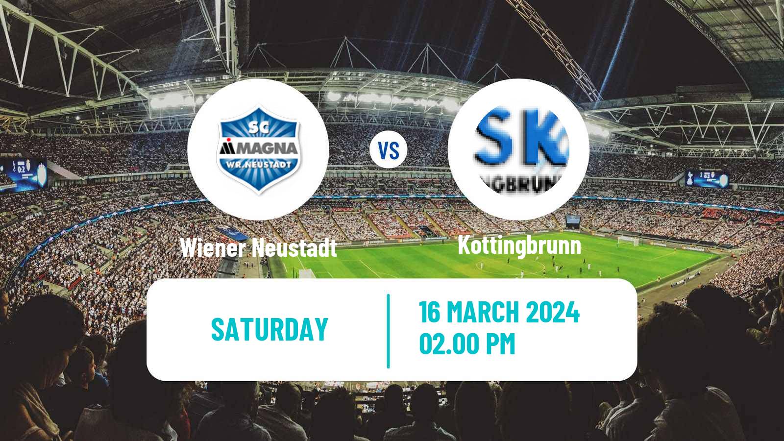 Soccer Austrian Landesliga Niederosterreich Wiener Neustadt - Kottingbrunn