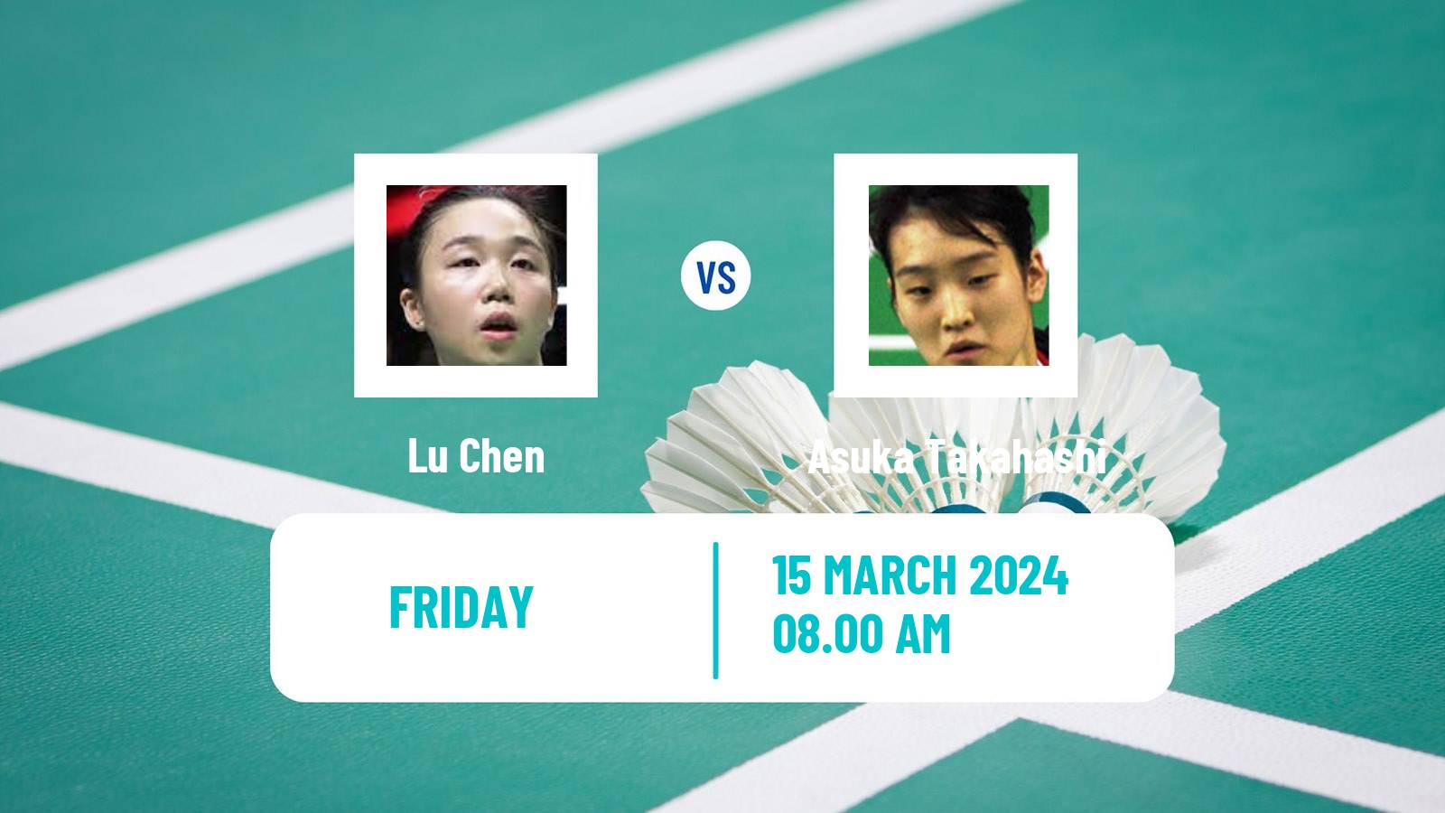 Badminton BWF World Tour Orleans Masters Women Lu Chen - Asuka Takahashi