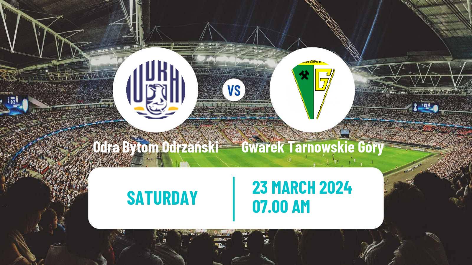 Soccer Polish Division 3 - Group III Odra Bytom Odrzański - Gwarek Tarnowskie Góry