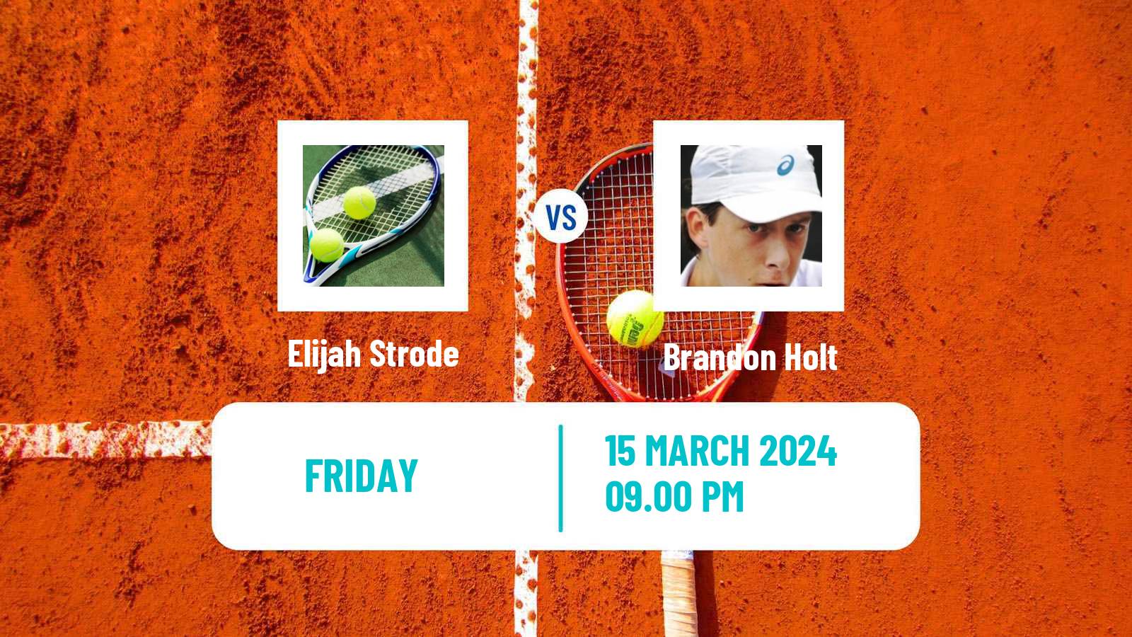 Tennis ITF M25 Bakersfield Ca Men Elijah Strode - Brandon Holt