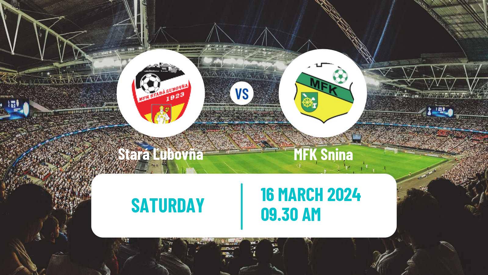 Soccer Slovak 3 Liga East Stará Ľubovňa - Snina