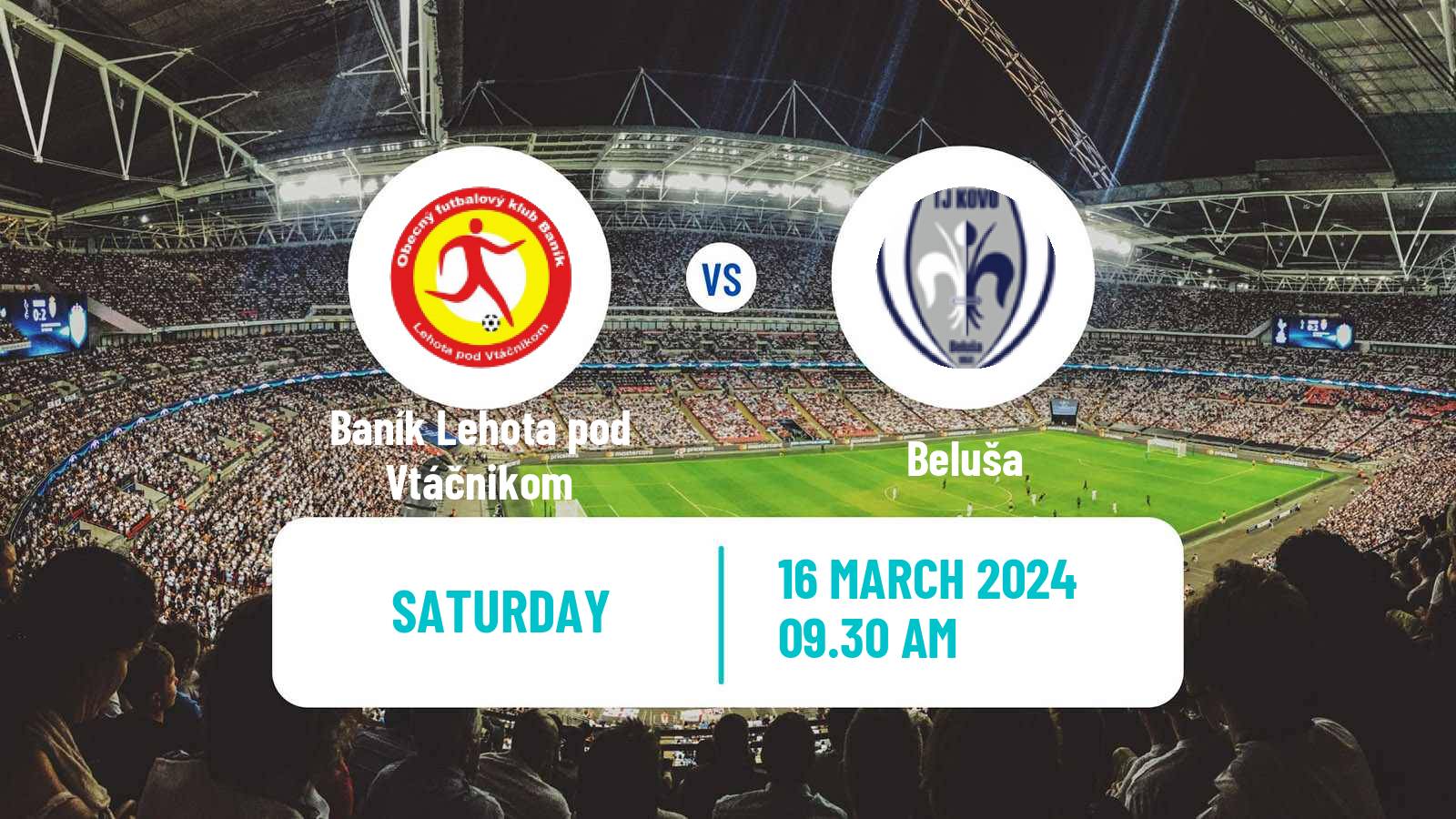 Soccer Slovak 3 Liga West Baník Lehota pod Vtáčnikom - Beluša