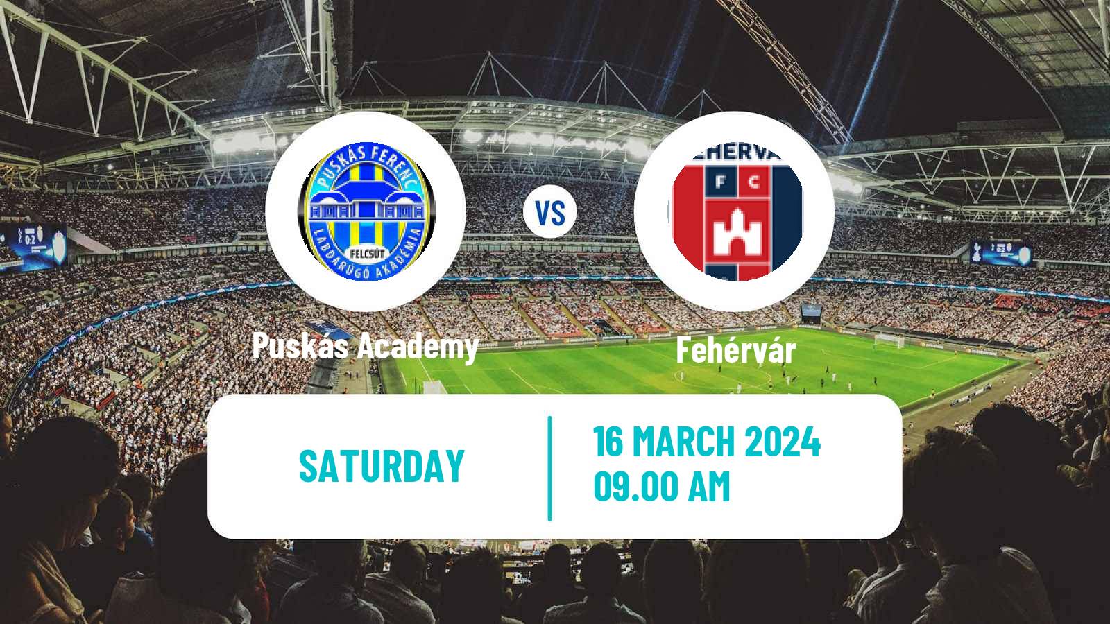 Soccer Hungarian NB I Women Puskás Academy - Fehérvár