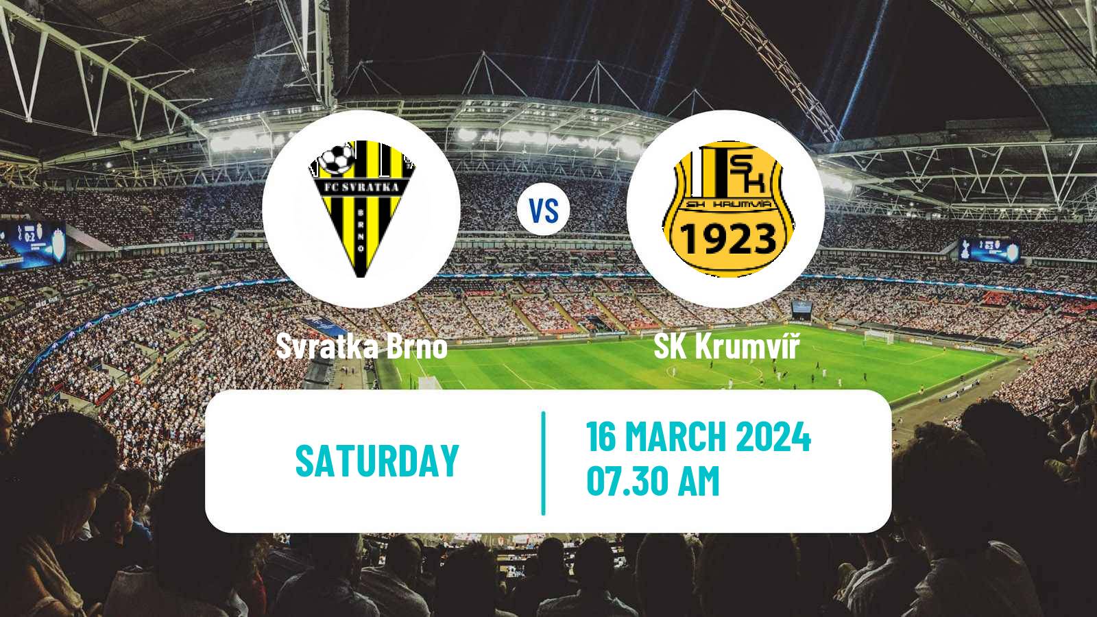 Soccer Czech Jihomoravsky KP Svratka Brno - Krumvíř