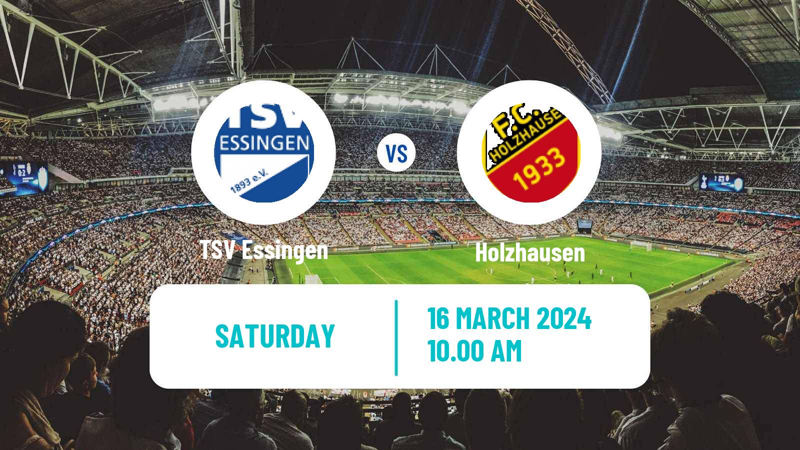 Soccer German Oberliga Baden-Württemberg Essingen - Holzhausen