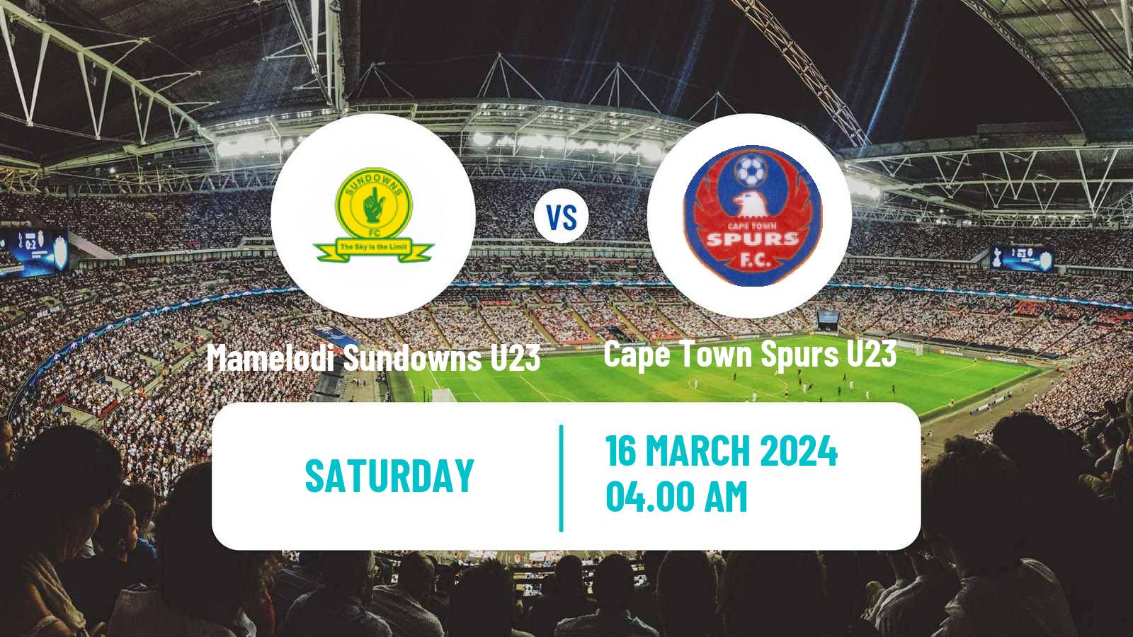 Football South African Diski Challenge Mamelodi Sundowns U23 - Cape Town Spurs U23