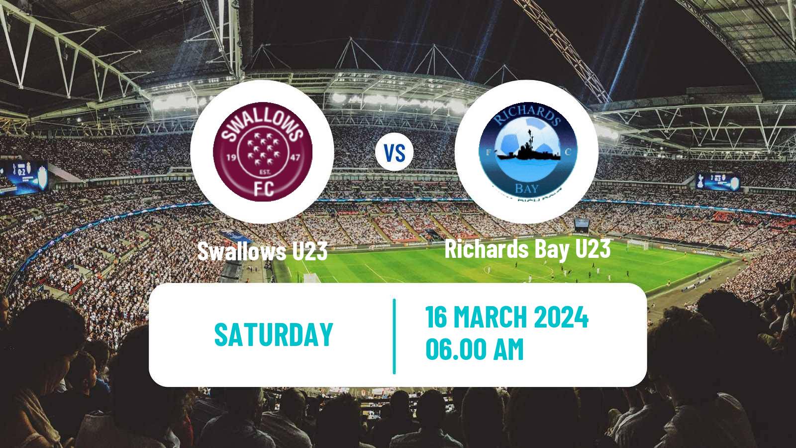 Football South African Diski Challenge Swallows U23 - Richards Bay U23