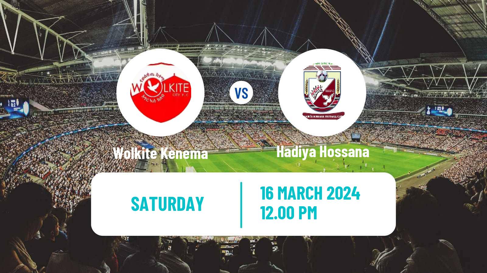Soccer Ethiopian Premier League Wolkite Kenema - Hadiya Hossana