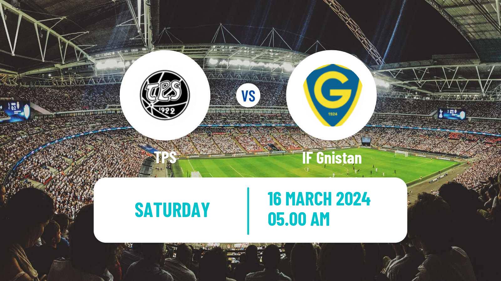 Soccer Club Friendly TPS - Gnistan