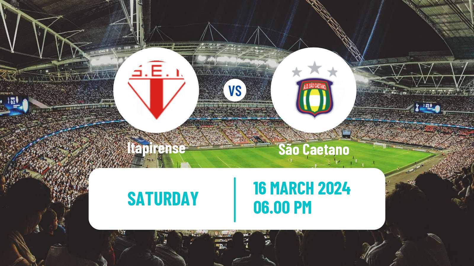 Soccer Brazilian Campeonato Paulista A3 Itapirense - São Caetano