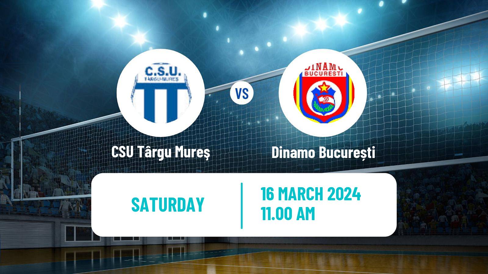 Volleyball Romanian Divizia A1 Volleyball Women CSU Târgu Mureş - Dinamo București